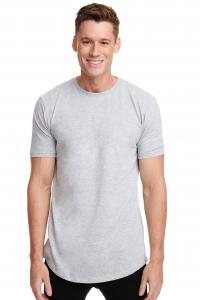 Produktfoto NLA langes Herren T-Shirt mit rundem Saum