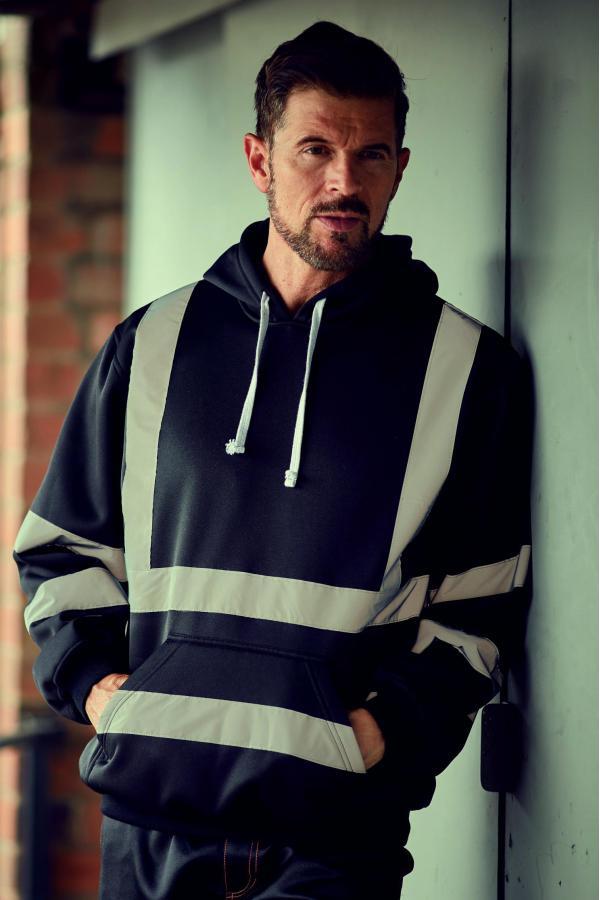Produktansicht: YOKO Herren Kapuzensweater mit Reflektoren Produktansicht: YOKO Herren Kapuzensweater mit Reflektoren