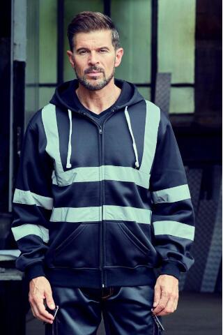 Produktansicht: Yoko Hi Vis Kapuzenjacke mit Reflektoren Produktansicht: Yoko Hi Vis Kapuzenjacke mit Reflektoren