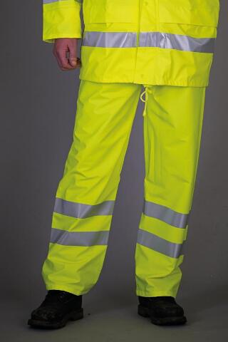 Produktansicht: Yoko Sicherheits-Regenhose mit Reflektoren Produktansicht: Yoko Sicherheits-Regenhose mit Reflektoren