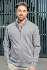 Produktfoto HRM dicke Herren Sweatjacke ohne Kapuze bis Größe 6XL