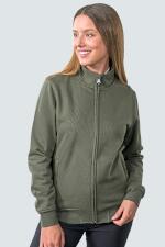 Produktfoto HRM dicke Damen Sweatjacke ohne Kapuze bis Größe 5XL