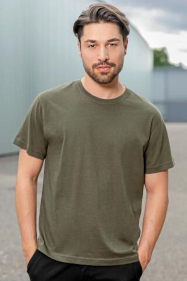 Produktansicht: HRM strapazierfähiges Herren Bio T-Shirt bis Größe 6XL