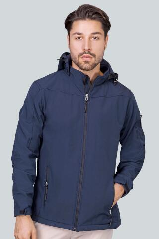 Produktansicht: HRM Herren Softshell-Kapuzenjacke bis 5XL Produktansicht: HRM Herren Softshell-Kapuzenjacke bis 5XL