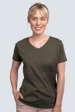 Produktfoto HRM Damen Bio T-Shirt mit V-Ausschnitt bis 60 Grad