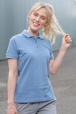 Produktfoto HRM Damen Poloshirt aus dickem Stoff (60 Grad waschbar)