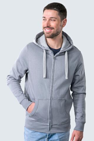 Produktansicht: HRM Herren Sweatjacke mit Kapuze bis 5XL