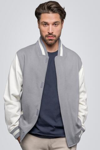 Produktansicht: HRM Herren Premium College Sweatjacke Produktansicht: HRM Herren Premium College Sweatjacke